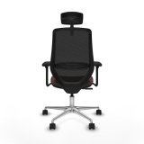 Kontorstol med hovedg�rde Mardos Piqueras y Crespo D086N2H Sort M�rkebrun #5