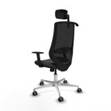 Kontorstol med hovedg�rde Mardos Piqueras y Crespo D086G2H M�rkegr� #4