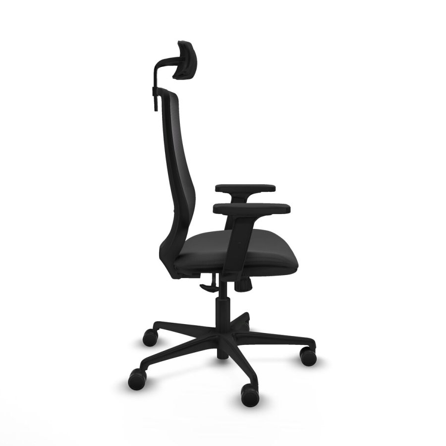 Kontorstol med hovedg�rde Piqueras y Crespo D036N2W M�rkegr� #7