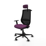 Kontorstol med hovedg�rde Mardos Piqueras y Crespo D036G2H Lilla #2