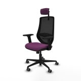 Kontorstol med hovedg�rde Piqueras y Crespo D036G2W Lilla #2