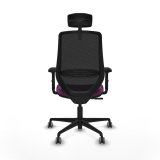 Kontorstol med hovedg�rde Piqueras y Crespo D036G2W Lilla #5