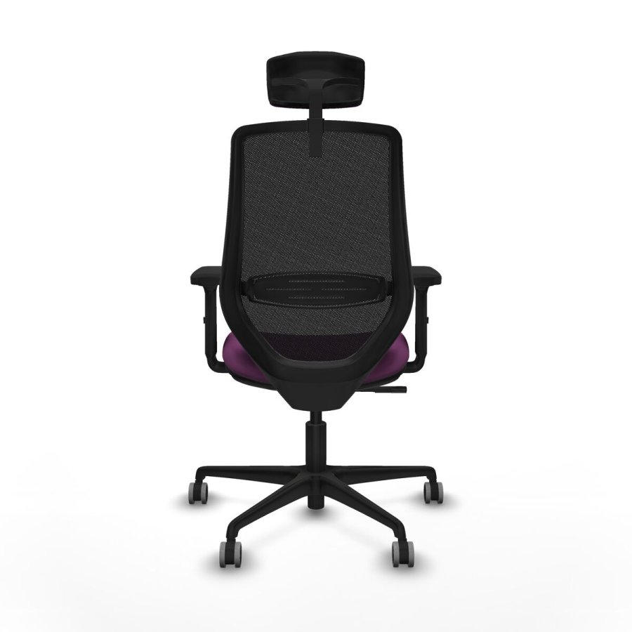 Kontorstol med hovedg�rde Piqueras y Crespo D036G2W Lilla #5