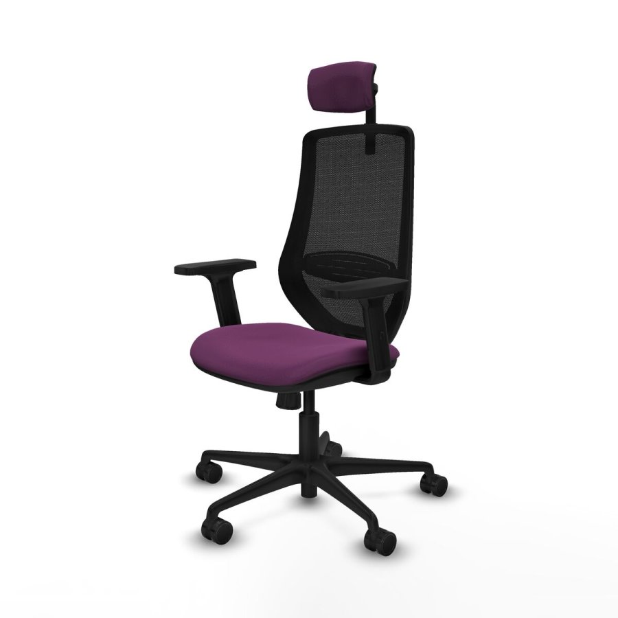 Kontorstol med hovedg�rde Piqueras y Crespo D036N2W Lilla #2