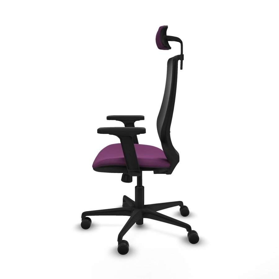 Kontorstol med hovedg�rde Piqueras y Crespo D036N2W Lilla #3