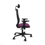 Kontorstol med hovedg�rde Piqueras y Crespo D036N2W Lilla #7