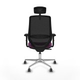 Kontorstol med hovedg�rde Piqueras y Crespo D086G2W Lilla #5