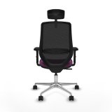 Kontorstol med hovedg�rde Piqueras y Crespo D086N2W Lilla #5