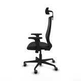 Kontorstol med hovedg�rde Piqueras y Crespo D036G2W Sort #3