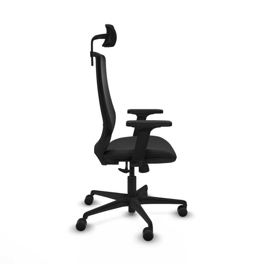 Kontorstol med hovedg�rde Piqueras y Crespo D036N2W Sort #7