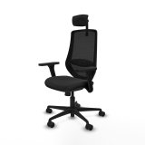 Kontorstol Piqueras y Crespo D036N2W Sort #2