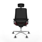 Kontorstol med hovedg�rde Mardos Piqueras y Crespo D086G2H R�dbrun #5