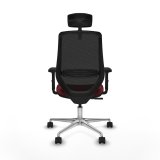 Kontorstol med hovedg�rde Mardos Piqueras y Crespo D086N2H R�dbrun #5