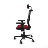 Kontorstol med hovedg�rde Mardos Piqueras y Crespo D036G2H R�dbrun #4