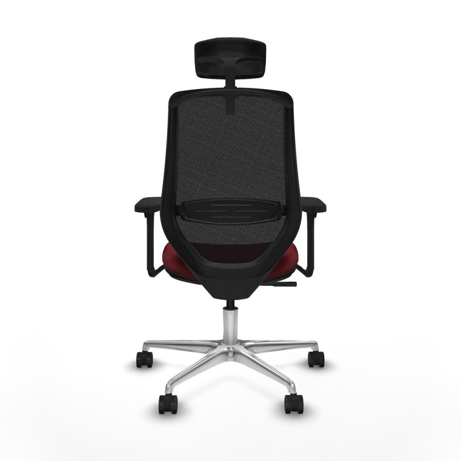 Kontorstol med hovedg�rde Mardos Piqueras y Crespo D086N2H R�dbrun #5