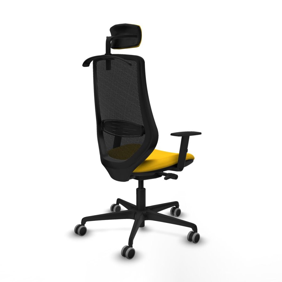 Kontorstol Piqueras y Crespo D036G2H Gul #6