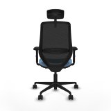 Kontorstol med hovedg�rde Mardos traslack bali Piqueras y Crespo D036N2H Himmelbl� #5