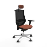 Kontorstol med hovedg�rde Mardos traslack bali Piqueras y Crespo D086G2H Brun Sort #1