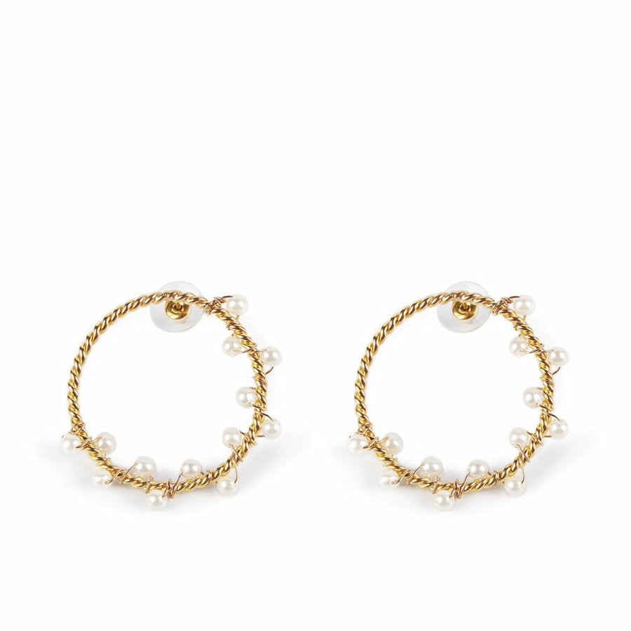 reringe til kvinder Shabama Shima Kobber guld-belagt 4 cm #1