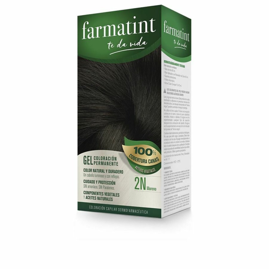 Permanent Farve Farmatint 2n-Moreno Gel Brunette (60 ml) #1