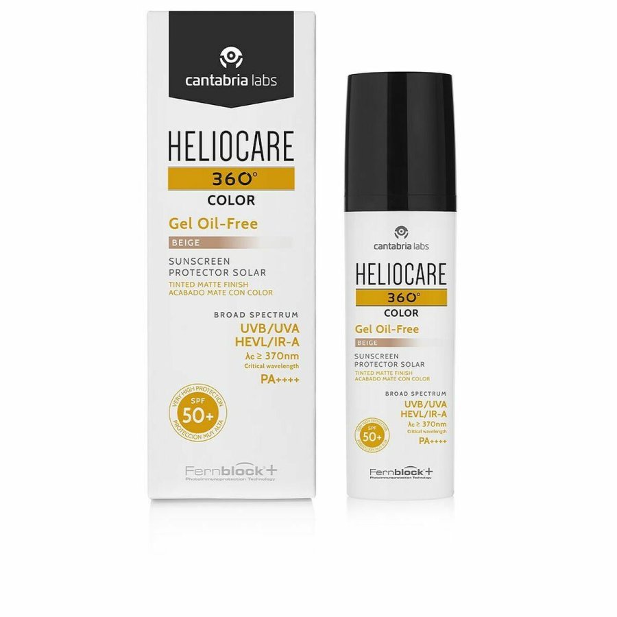 Solbeskyttelse med farve Heliocare 50 ml Bronzer #1