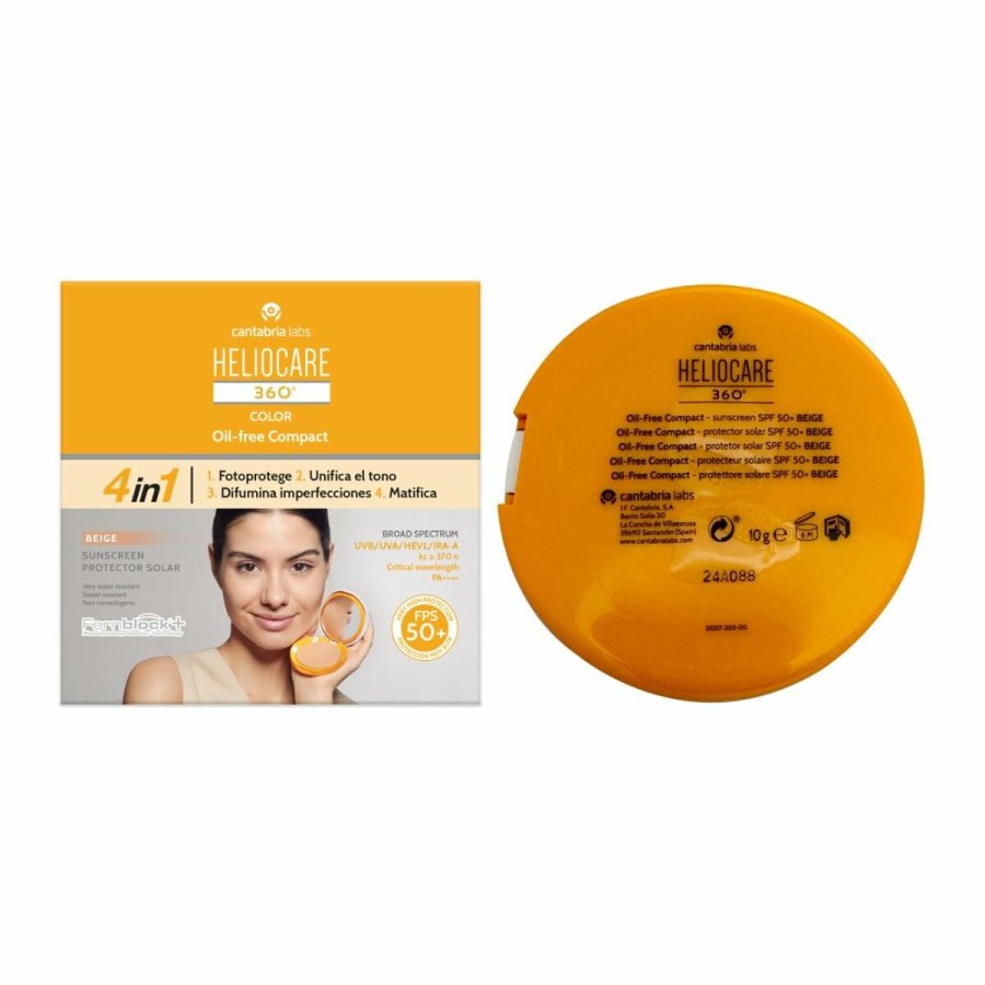 Solbeskyttelse med farve Heliocare HELIOCARE 360 Beige Spf 50 10 g #3