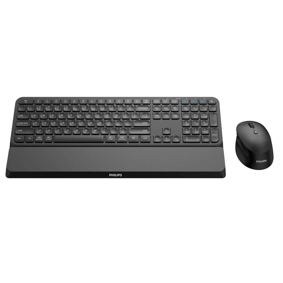 Tastatur og mus Philips SPT6607B/16 Sort #2