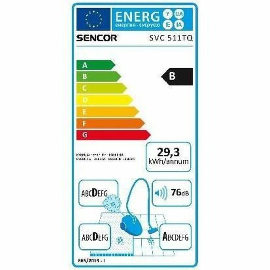 Stvsuger Sencor SVC-511TQ 890 W #13