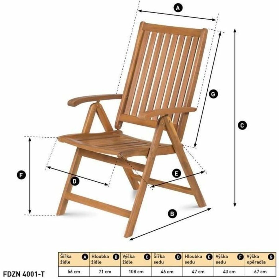 Vrtni stol Fieldmann FDZN 4001-T #2