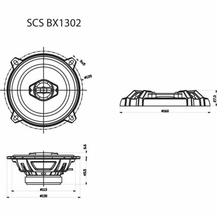 Bilhjttalere Sencor SCS BX1302 #7