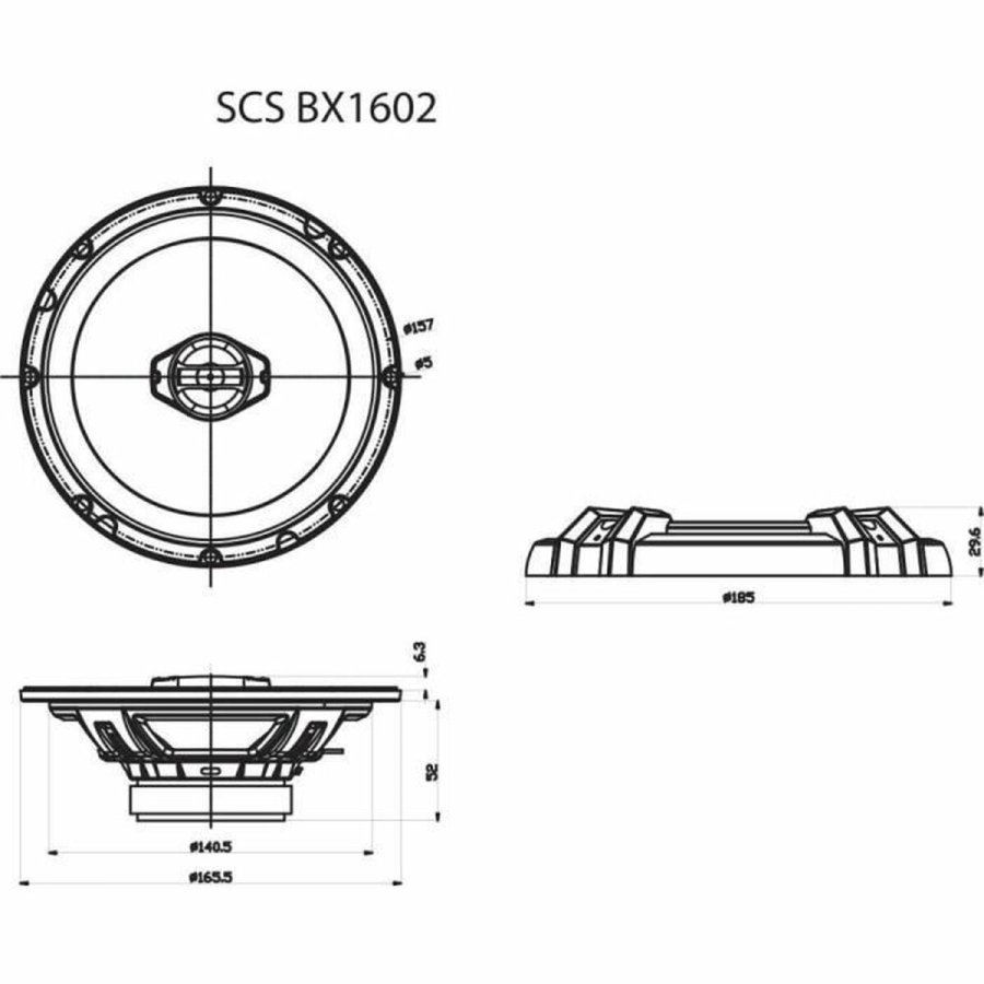 Bilhjttalere Sencor SCS BX1602 #7