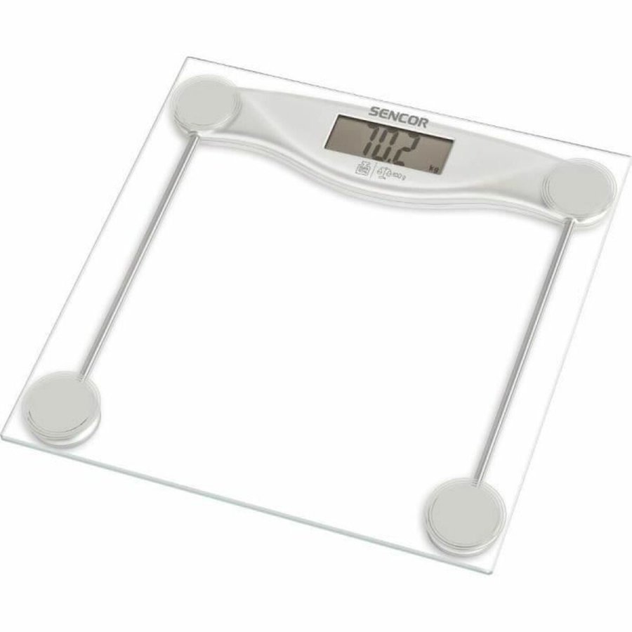 Digital badevgt Sencor Gennemsigtig Glas Hrdet glas 150 kg #1