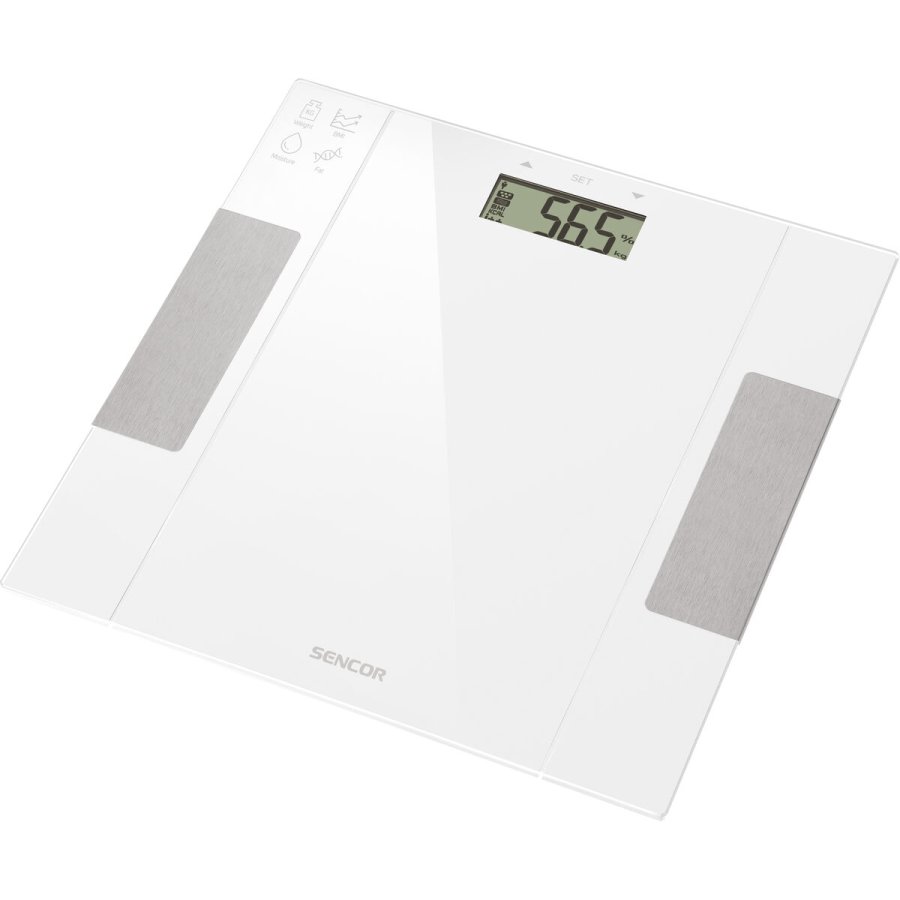 Digital badevgt Sencor Hvid Glas 150 kg #5