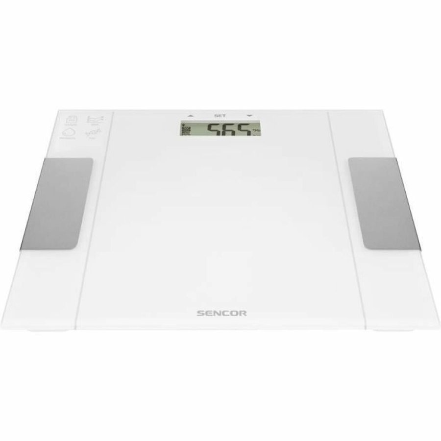 Digital badevgt Sencor Hvid Glas 150 kg #21