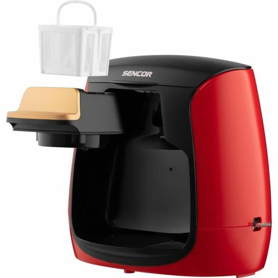Drip Coffee Machine Sencor SCE 2101RD Rd rouge noir 500 W #4