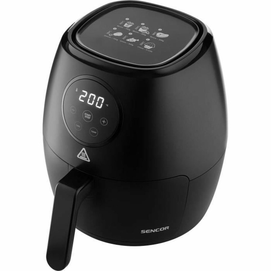 Varmluftsfrituregryde Sencor SFR 5030BK Sort 1300 W 3,5 L #3