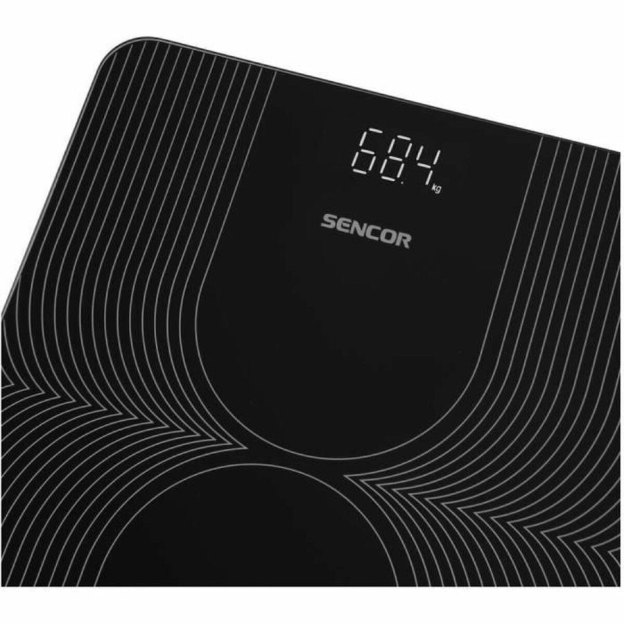 Digital badevgt Sencor SBS 2476BK Sort 180 kg #4