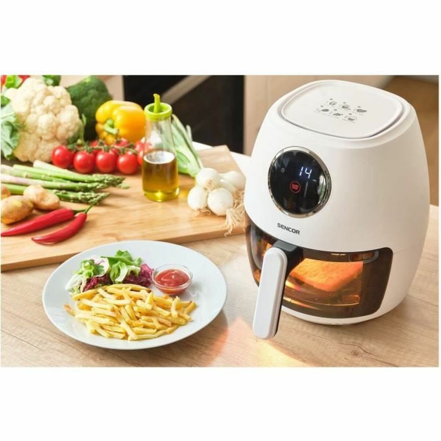 Varmluftsfrituregryde Sencor SFR 5340WH Hvid 1300 W 3,5 L #2