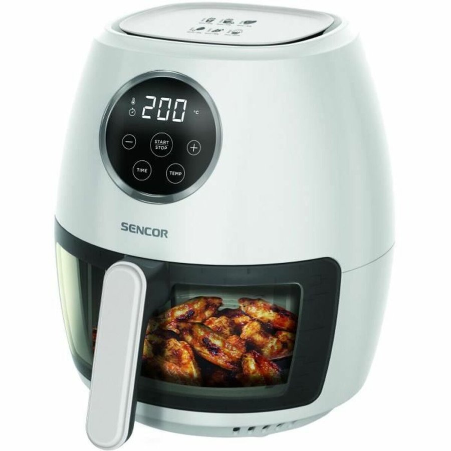 Varmluftsfrituregryde Sencor SFR 5340WH Hvid 1300 W 3,5 L #3