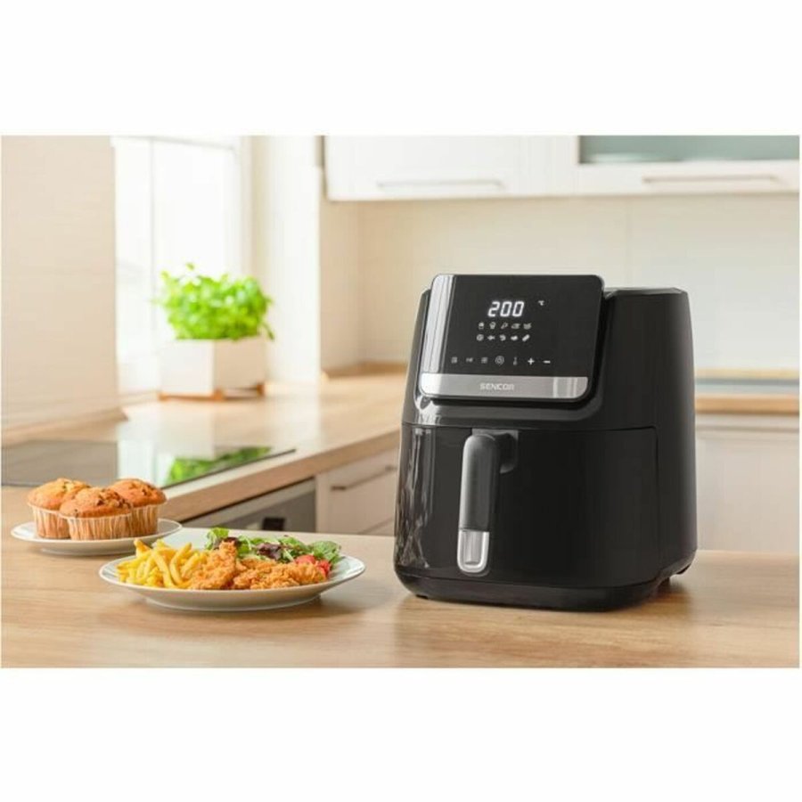 Varmluftsfrituregryde Sencor SFR 6550BK #6