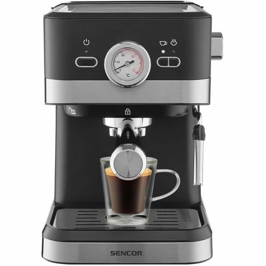 Superautomatisk kaffemaskine Sencor SES 1721BK Sort Gr 1050 W #3