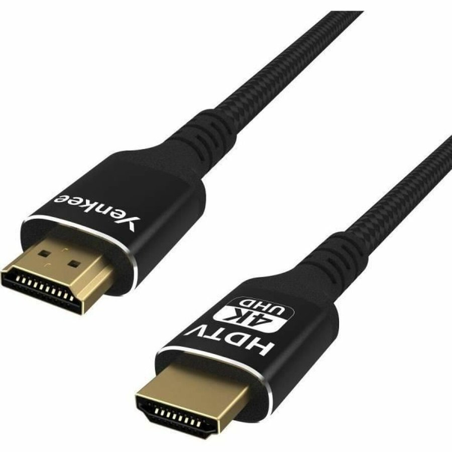 HDMI til HDMI kabel Yenkee YCH 115 Sort 1,5 m #1
