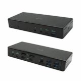 USB Hub i-Tec C31QUATTRODOCKPD Sort #1