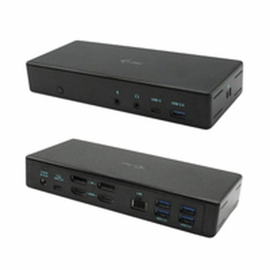 USB Hub i-Tec C31QUATTRODOCKPD Sort #1