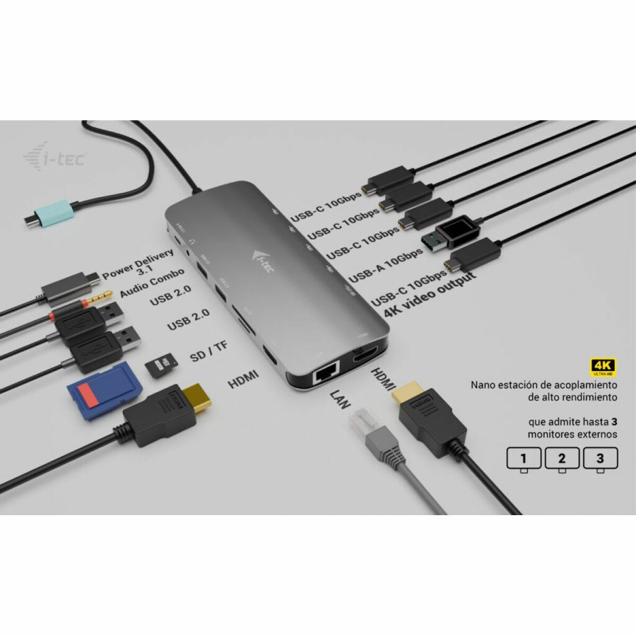USB Hub i-Tec C31NANOTRIPLEDOCKPD Gr� #7