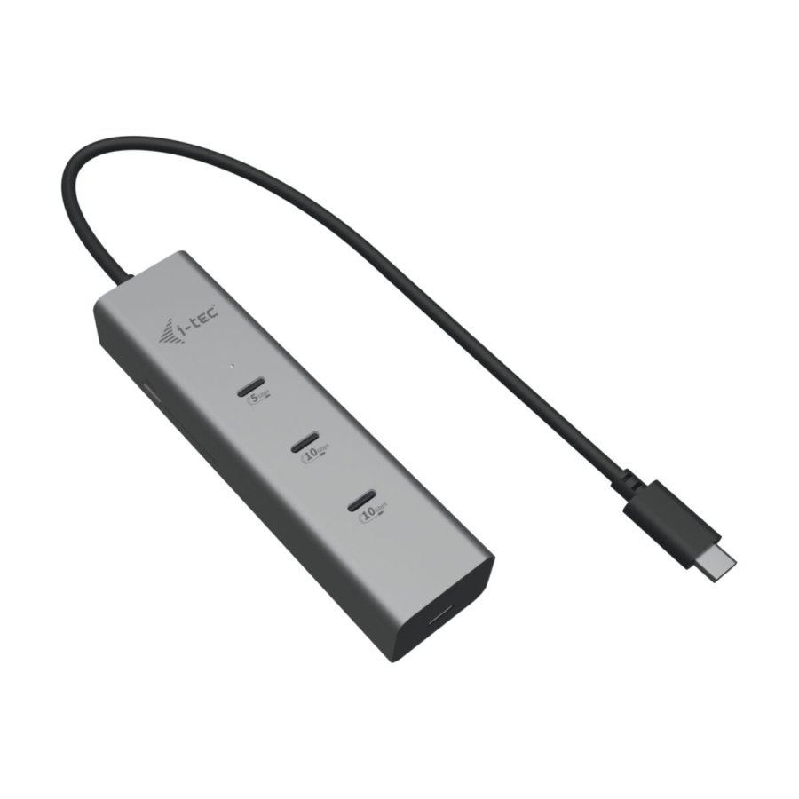 USB Hub i-Tec C31HUBMETAL8KPDPRO Slvfarvet #1