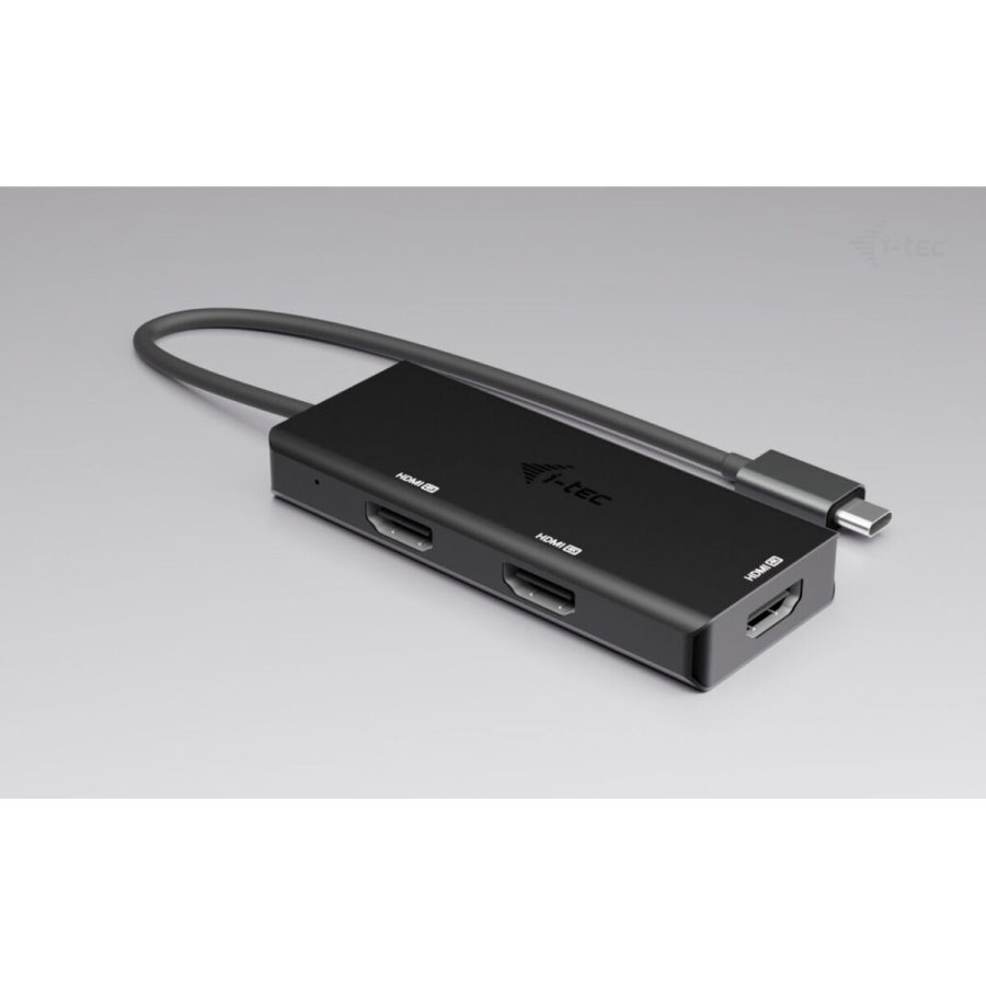 USB Hub i-Tec C31TRIPLE4KHDMIPD Sort #2