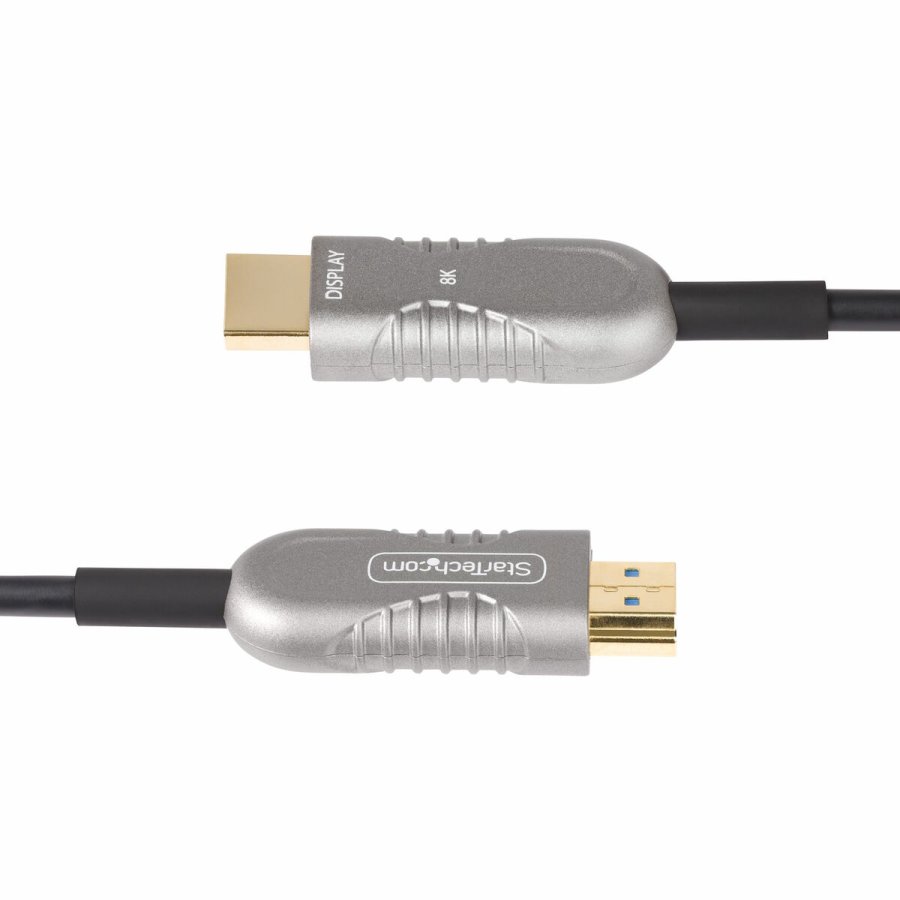 HDMI-kabel Startech 8K-A-50F-HDMI-CABLE Sort S�lvfarvet 15,2 m #1