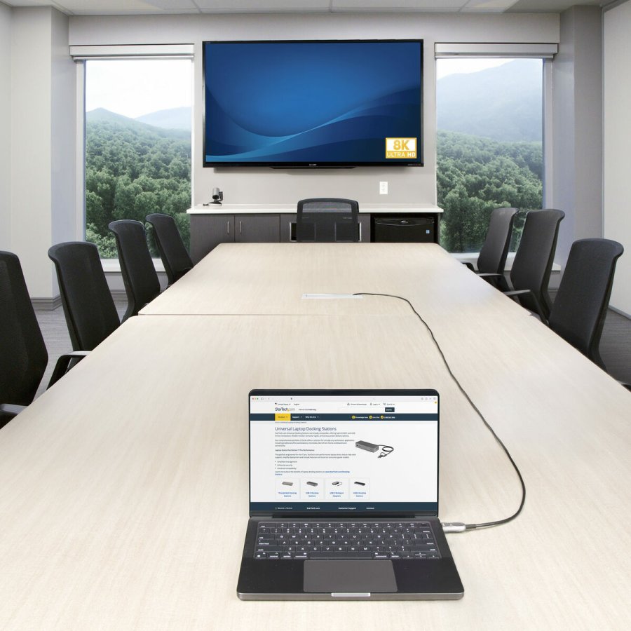 HDMI-kabel Startech 8K-A-50F-HDMI-CABLE Sort S�lvfarvet 15,2 m #7