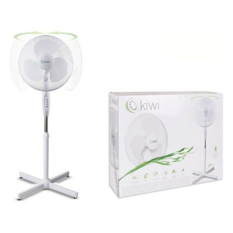 Fritstende ventilator Kiwi Hvid 45 W ( 40 cm) #1